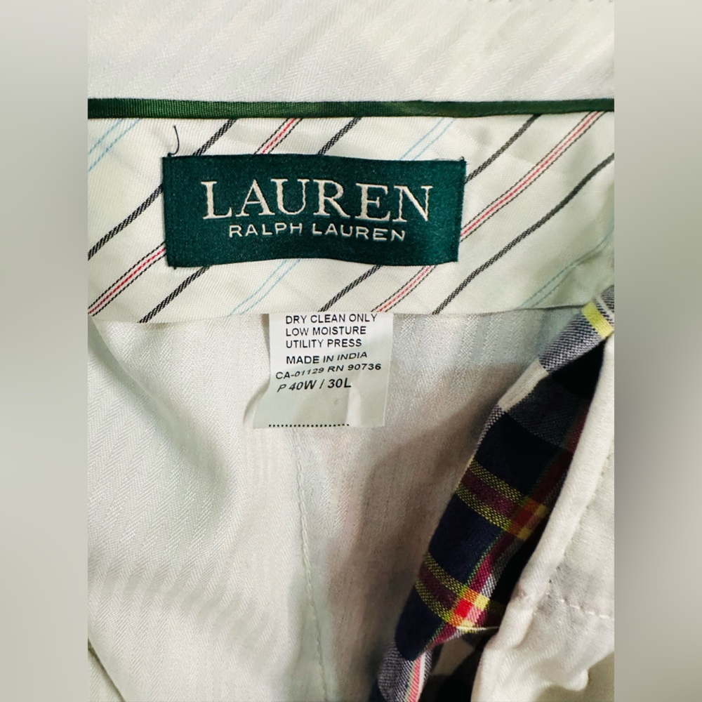 Ralph Lauren Multicolor Plaid Men's Pants - Picture 4 of 5